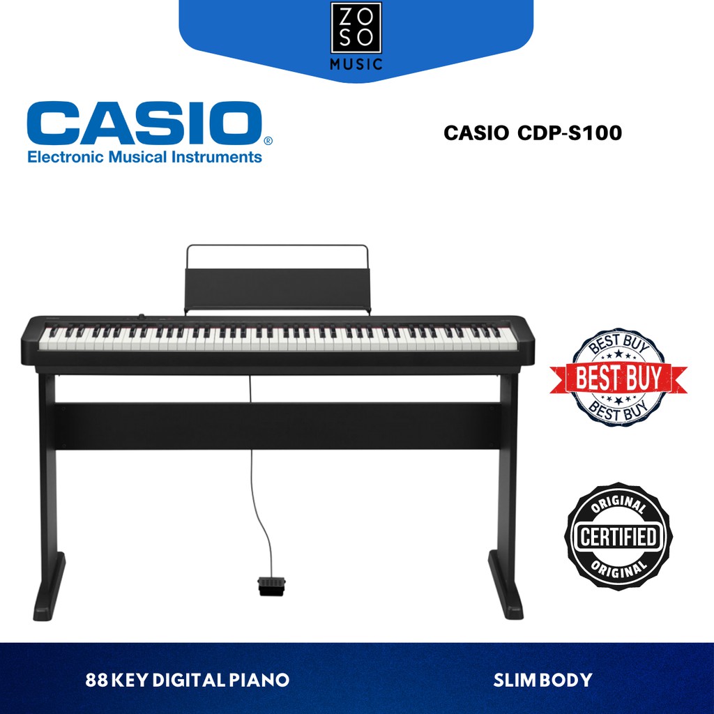 CASIO CDPS100 88Key Digital Piano (CDPS100 / CDPS100)/ZOSO MUSIC