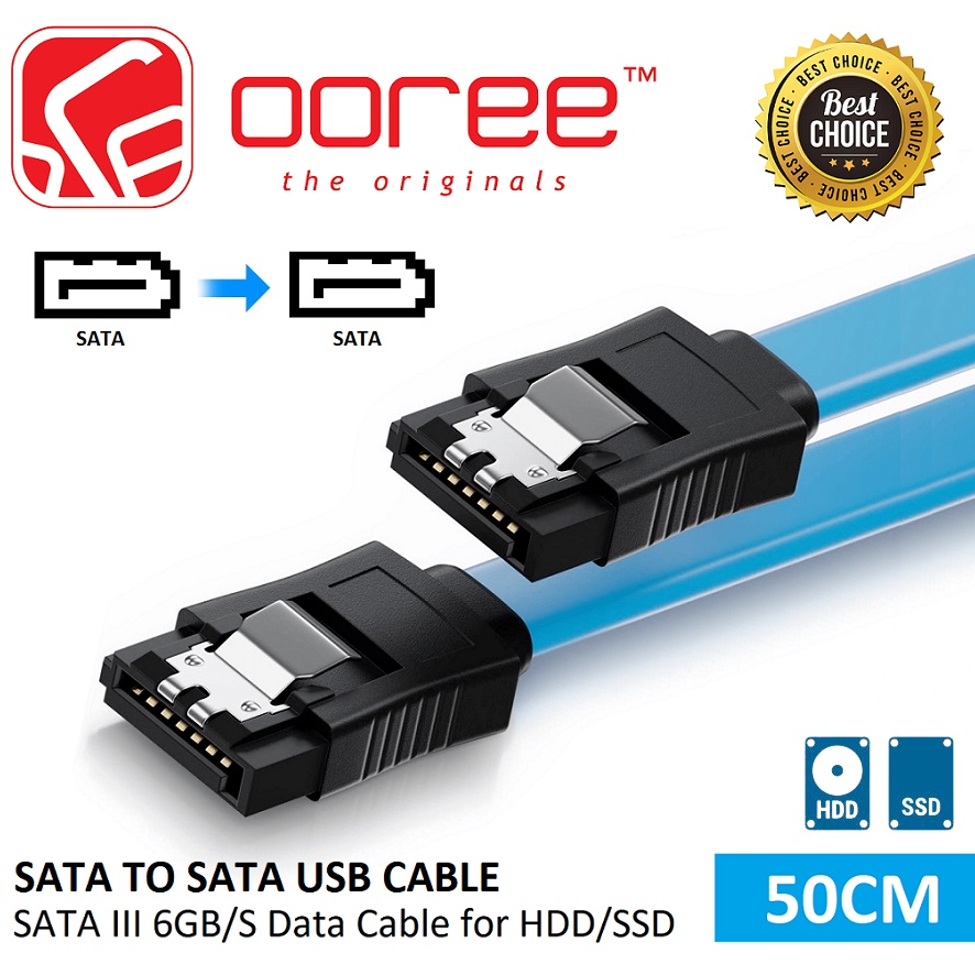 SATA TO SATA 3 SATA III 6GB/S 50CM DATA CABLE / SATA (M) TO 2 SATA (F
