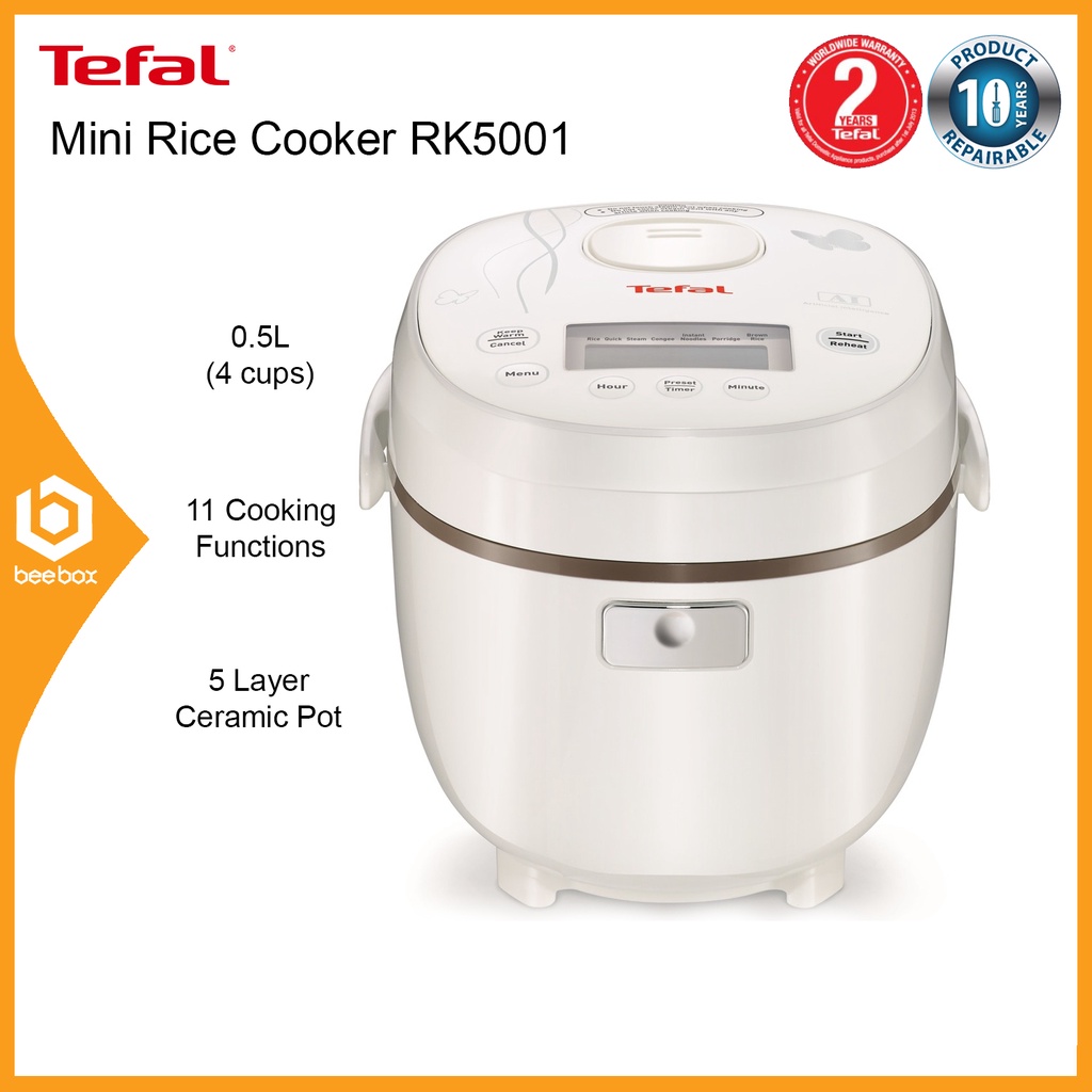 Tefal Mini Fuzzy Logic Rice Cooker 0.5L (RK5001) Shopee Malaysia