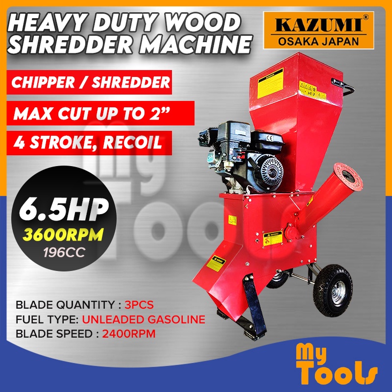 Mytools Landworks Heavy Duty 7HP (212cc) 3"/2'' Wood Chipper Grass