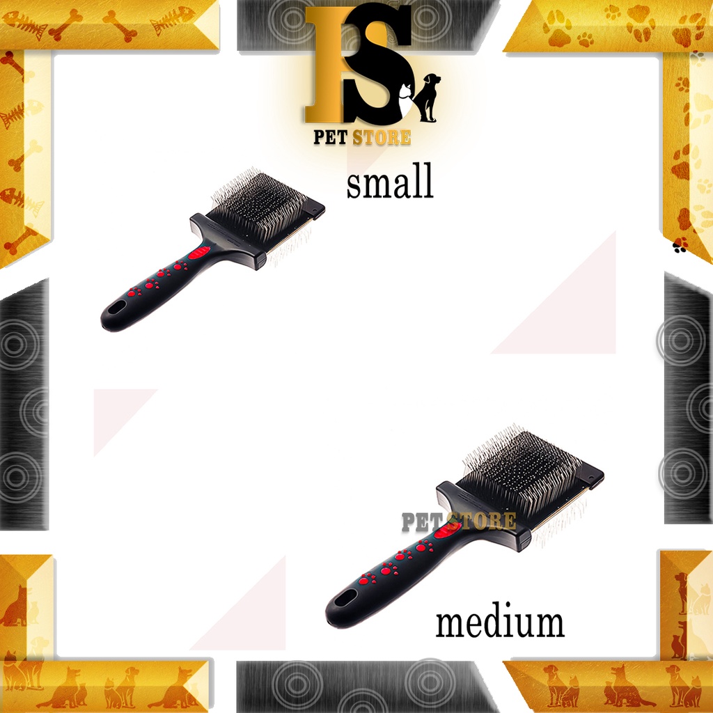 Hello Pet 2Sided Flexible Slicker Brush Grooming Tool for Cats & Dog