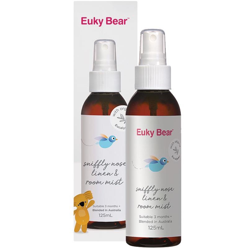 [AUSTRALIA] Euky Bear Sniffly Nose Linen & Room Mist Spray 125ml