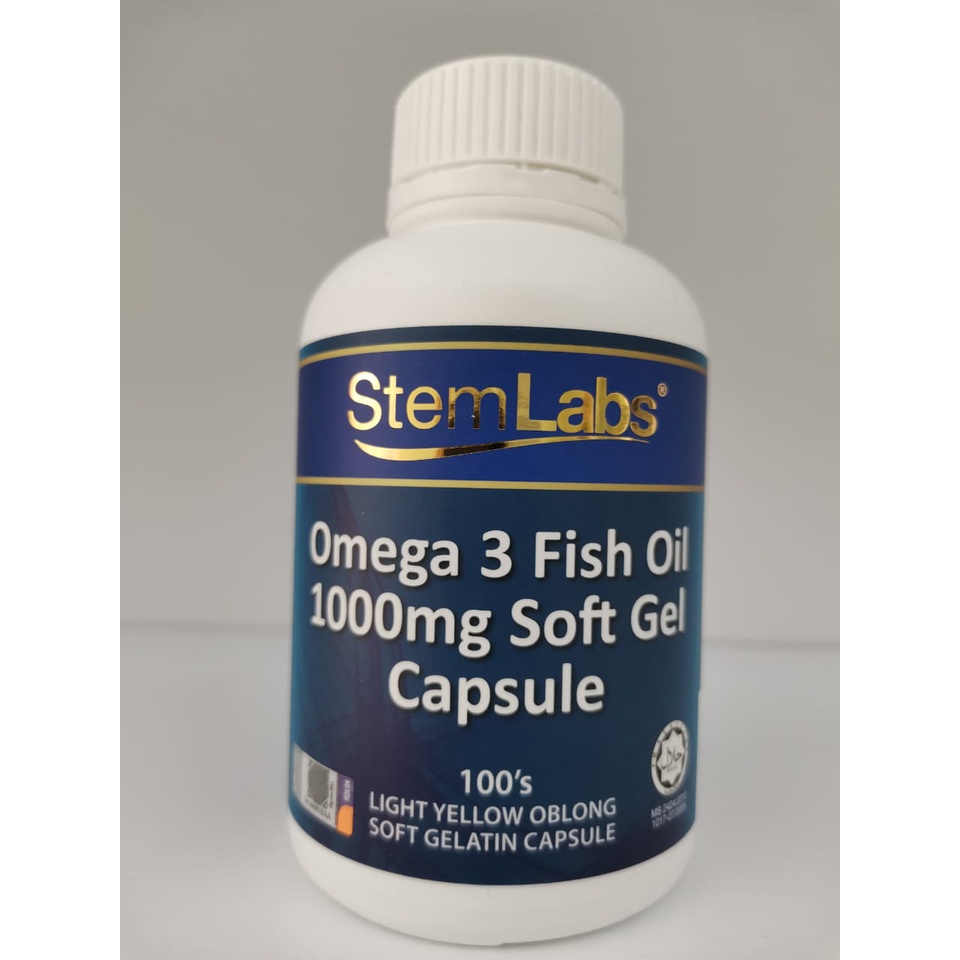 StemLabs Omega 3 Fish Oil 1000mg Soft Gel Capsule (100s) Shopee Malaysia