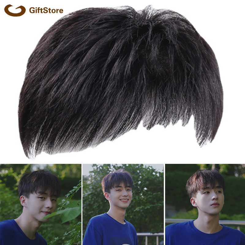 Good Quality Handsome Korean Wig men Wig Handsome Short Straight Hair