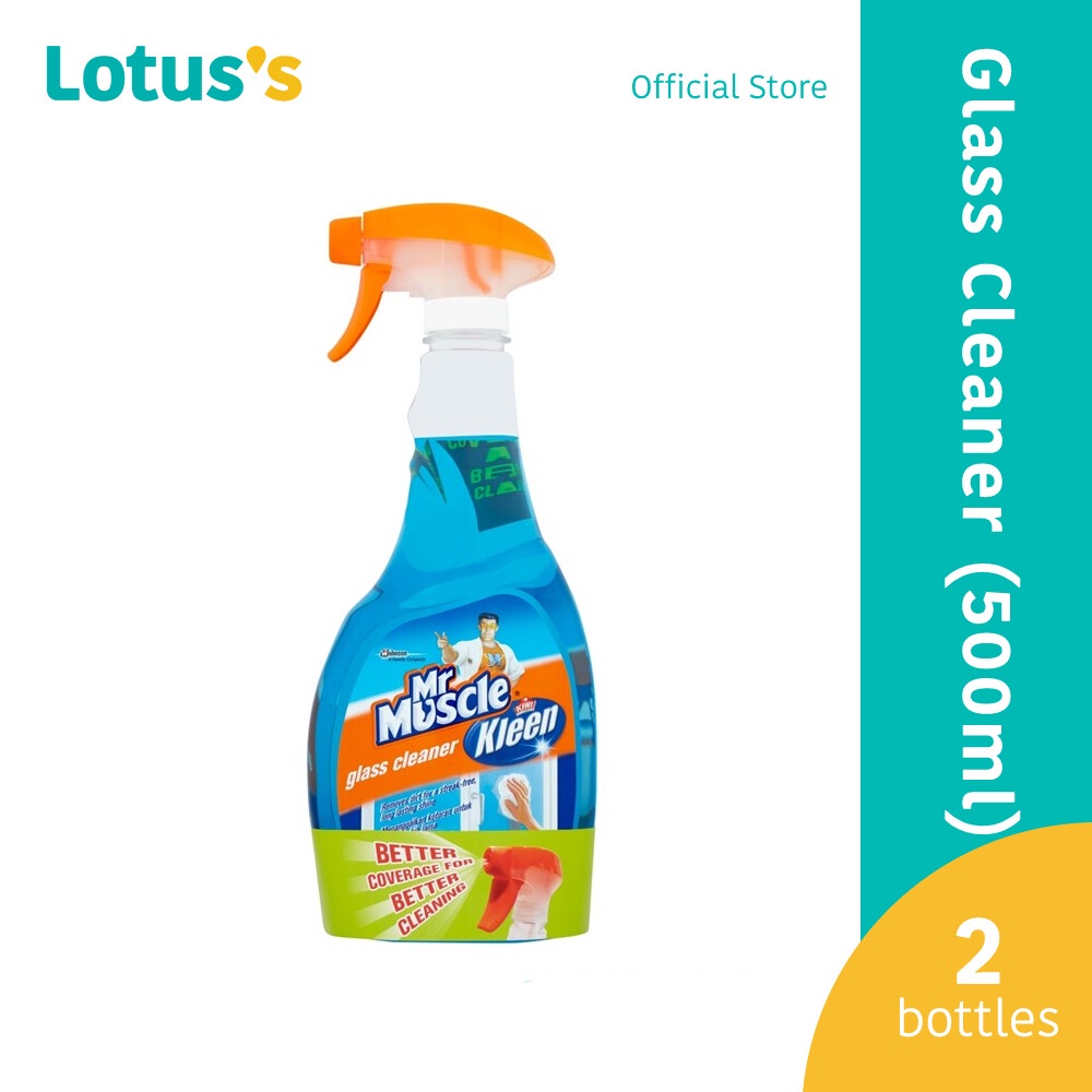 Mr Muscle Kiwi Kleen Superactive Glass Cleaner 2 x 500ml Shopee Malaysia