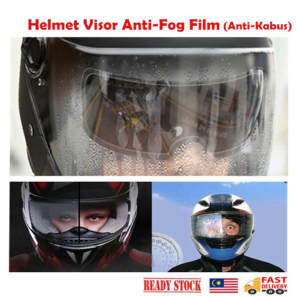HELMET Topi Keledar Universal Motorcycle Helmet Waterproof AntiFog