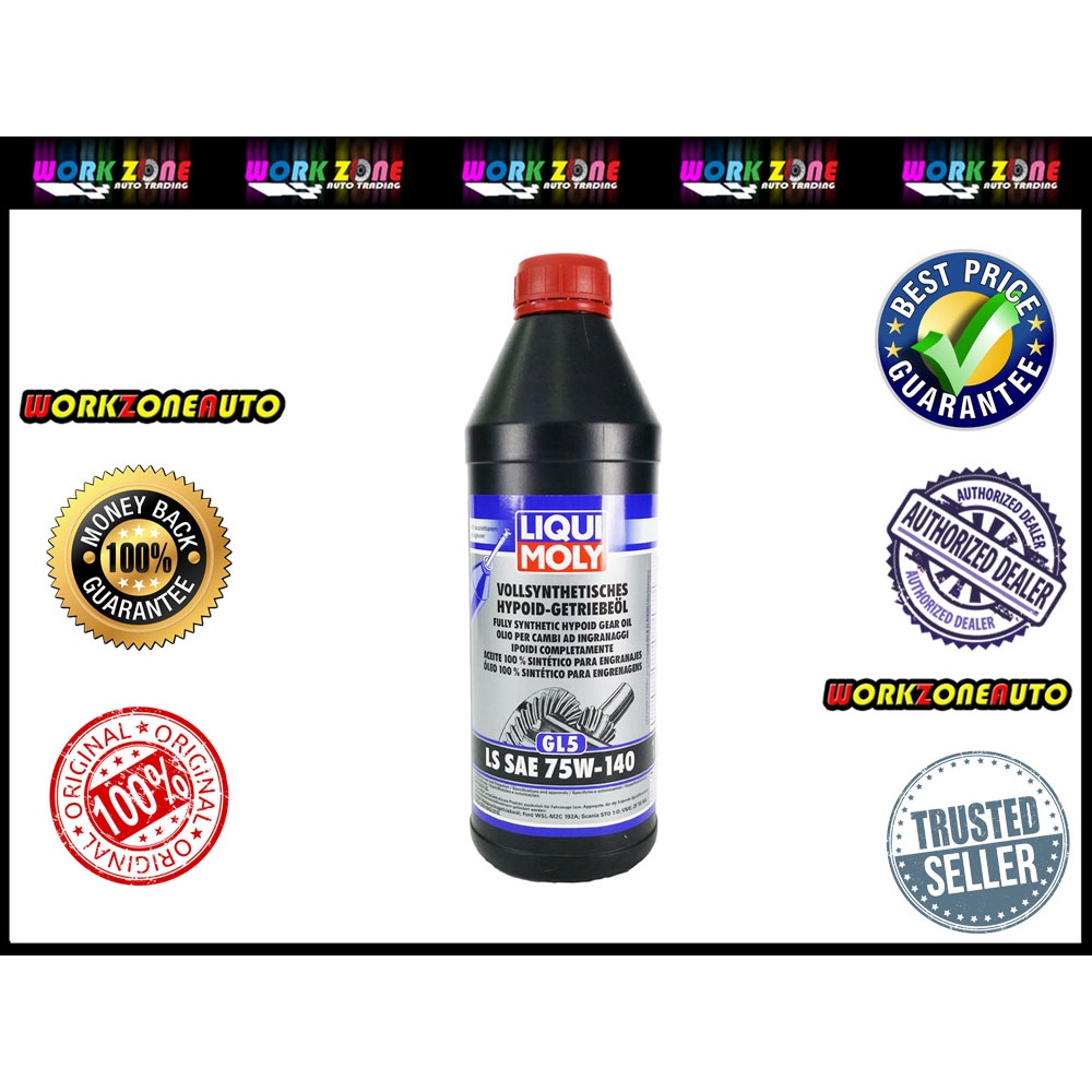 Liqui Moly Hypoid Gear Oil GL5 LS SAE 75W140 75W140 75W90 75W90