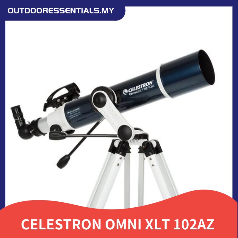 Genuine Celestron Omni XLT 102AZ Astronomical Telescope Low Light Night