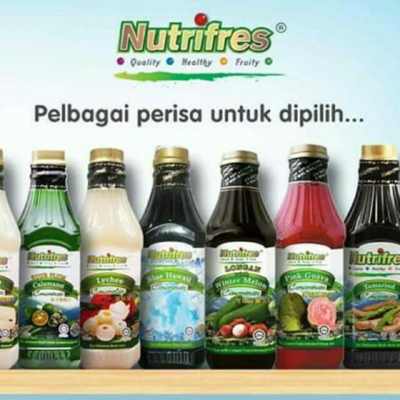 1000g Nutrifres Concentrated Fruit Juice Syrup Drink Cordial Shopee
