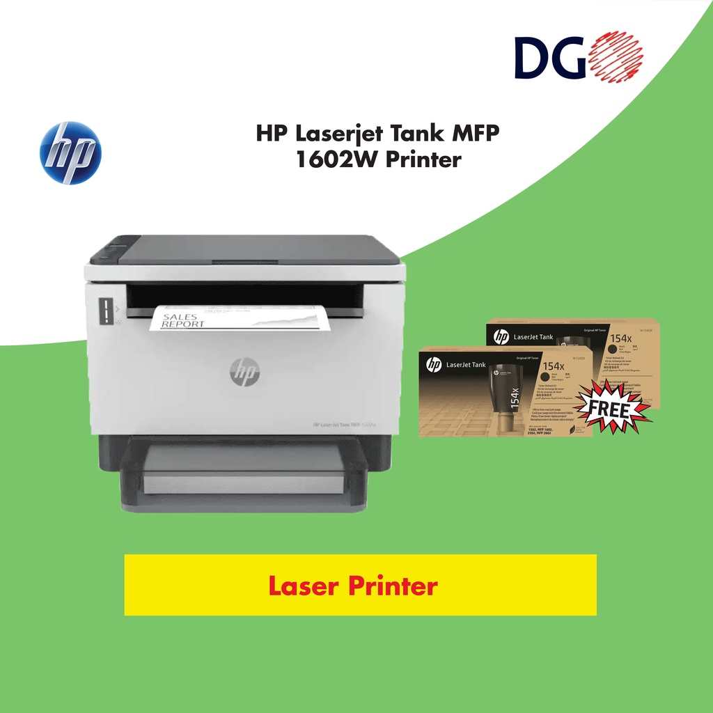 HP Laserjet Tank MFP 1602W Printer (2R3E8A) Shopee Malaysia
