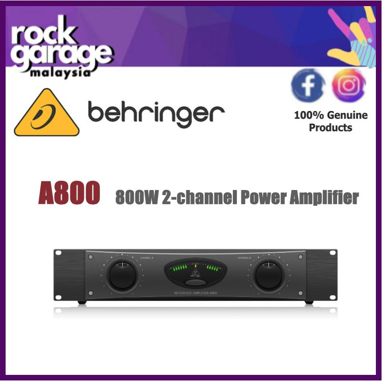 Behringer A800 800W 2channel Power Amplifier ( A 800 / A800