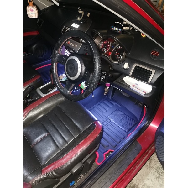 🔥KARPET HONDA BRV / CAR FLOOR MAT HONDA BRV 5D BLACK REDLINE ANTI SLIP