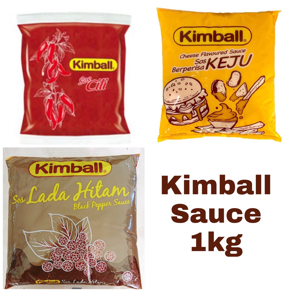 [READY STOCK] Kimball Sauce 1KG (Chili sauce / Black Pepper sauce
