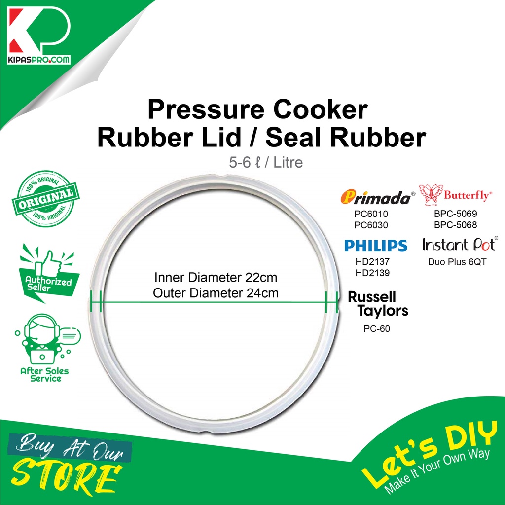 GASKET PRESSURE COOKER RUSSELL TAYLOR RUBBER LID/SEAL RUBBER (56 LITRE