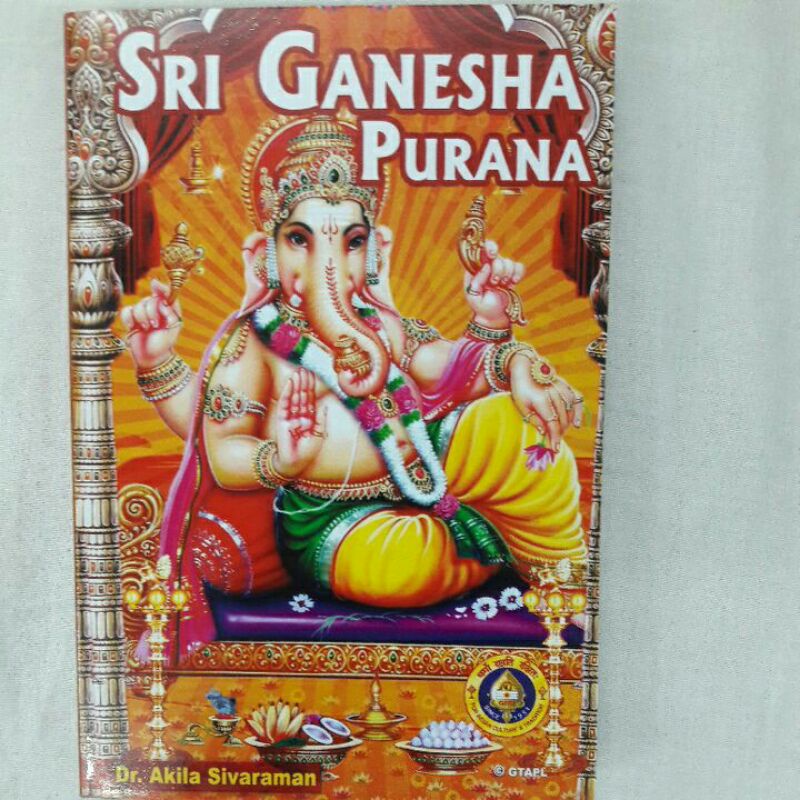 Sri Ganesha Puranam Vinayagar Purana English Book Shopee Malaysia