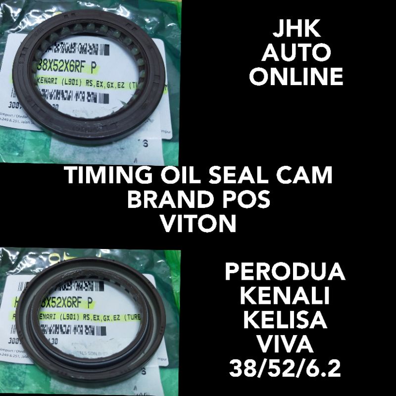 PERODUA KENALI KELISA VIVA TIMING OIL SEAL CAM BRAND POS VITON Shopee