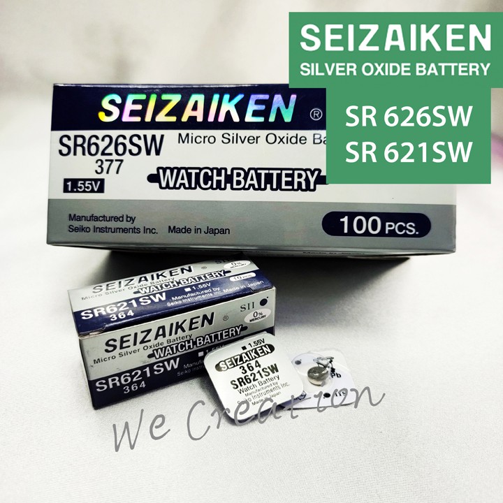 SEIZAIKEN Watch Battery SR626sw,SR621sw ( Wholesale price ) Shopee