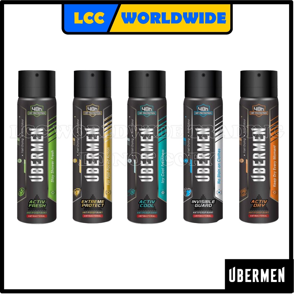 UBERMEN Antiperspirant Body Spray 150ml Shopee Malaysia
