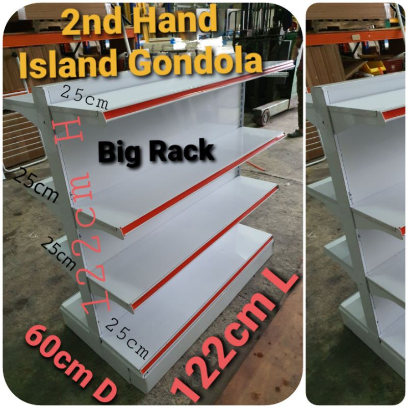 Big Rack!!! 2nd Hand Island Gondola !!! Stock Ready !!! Fast Delivery!!! Good Quality 👍!!! Rack