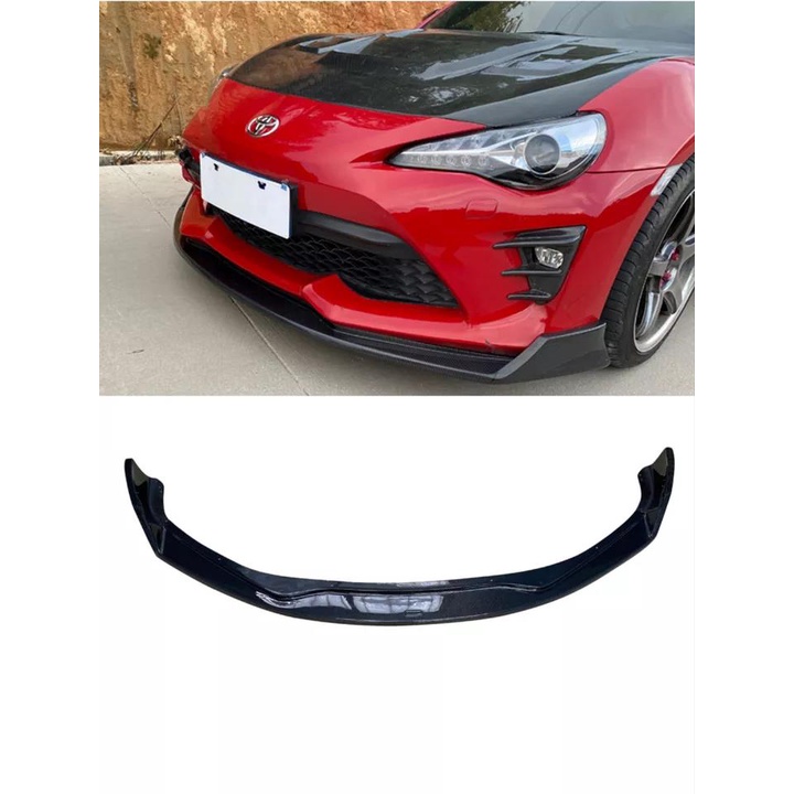 REAL CARBON FIBER Front Lip Spoiler Bumper Cover FOR TOYOTA 86 GT86 GT