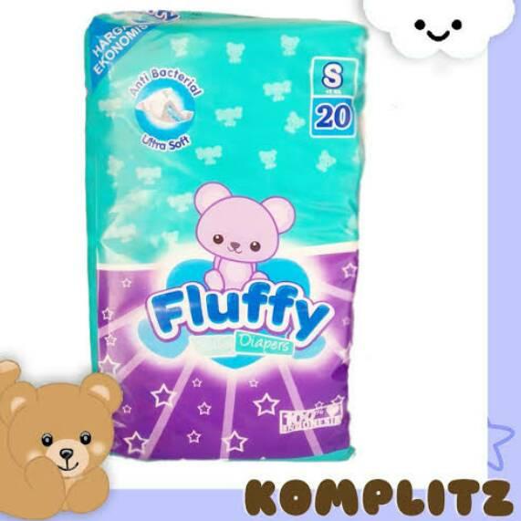 !! 3.3 Fluffy New Born Baby Diapers Pants Pampers S20 Diapers NB Tape