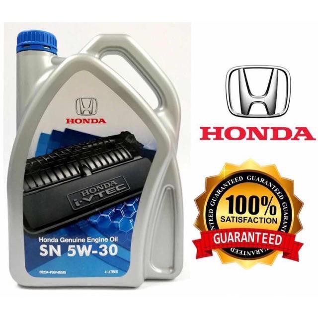 08234P99F4NM9 Honda SN 5W30 semi synthetic engine oil (4 liter) for