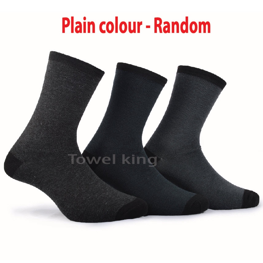[READY STOCK ]🇲🇾 Stoking Kerja Lelaki Stokin Panjang Hitam Men Socks
