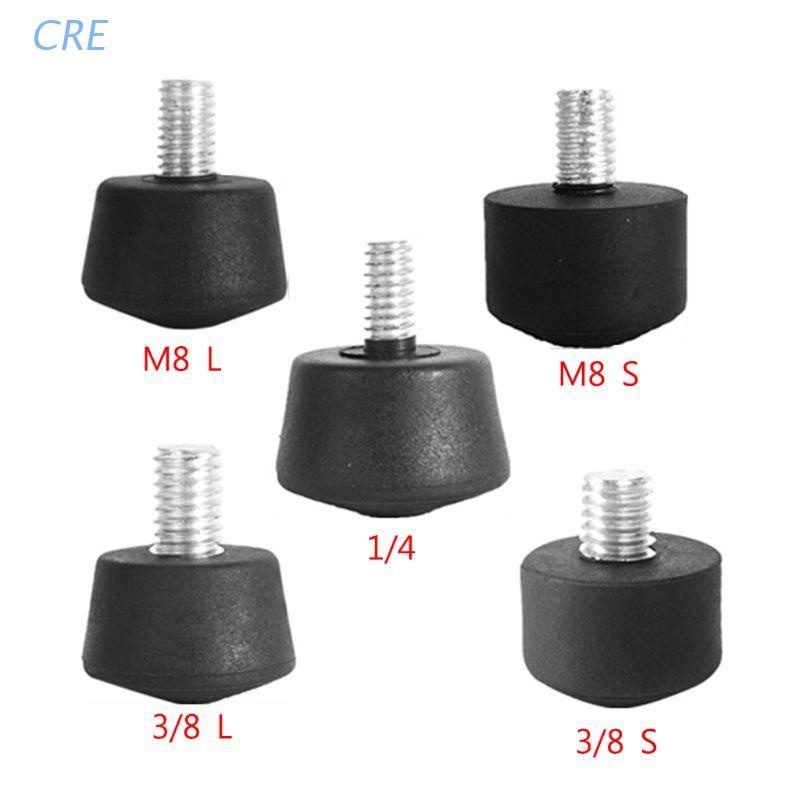 CRE Universal Antislip Rubber Foot Pad Feet Spike for Tripod Monopod 3