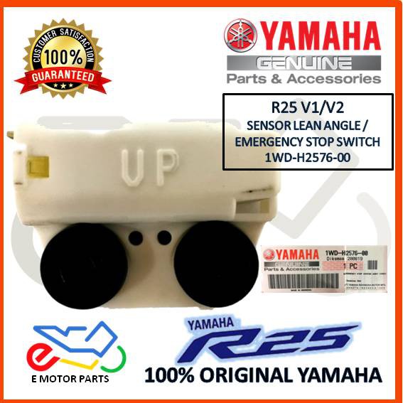 R25 EMERGENCY STOP SWITCH R25 BRAKE SWITCH R25 SENSOR LEAN ANGLE [100 ORIGINAL YAMAHA] 1WD