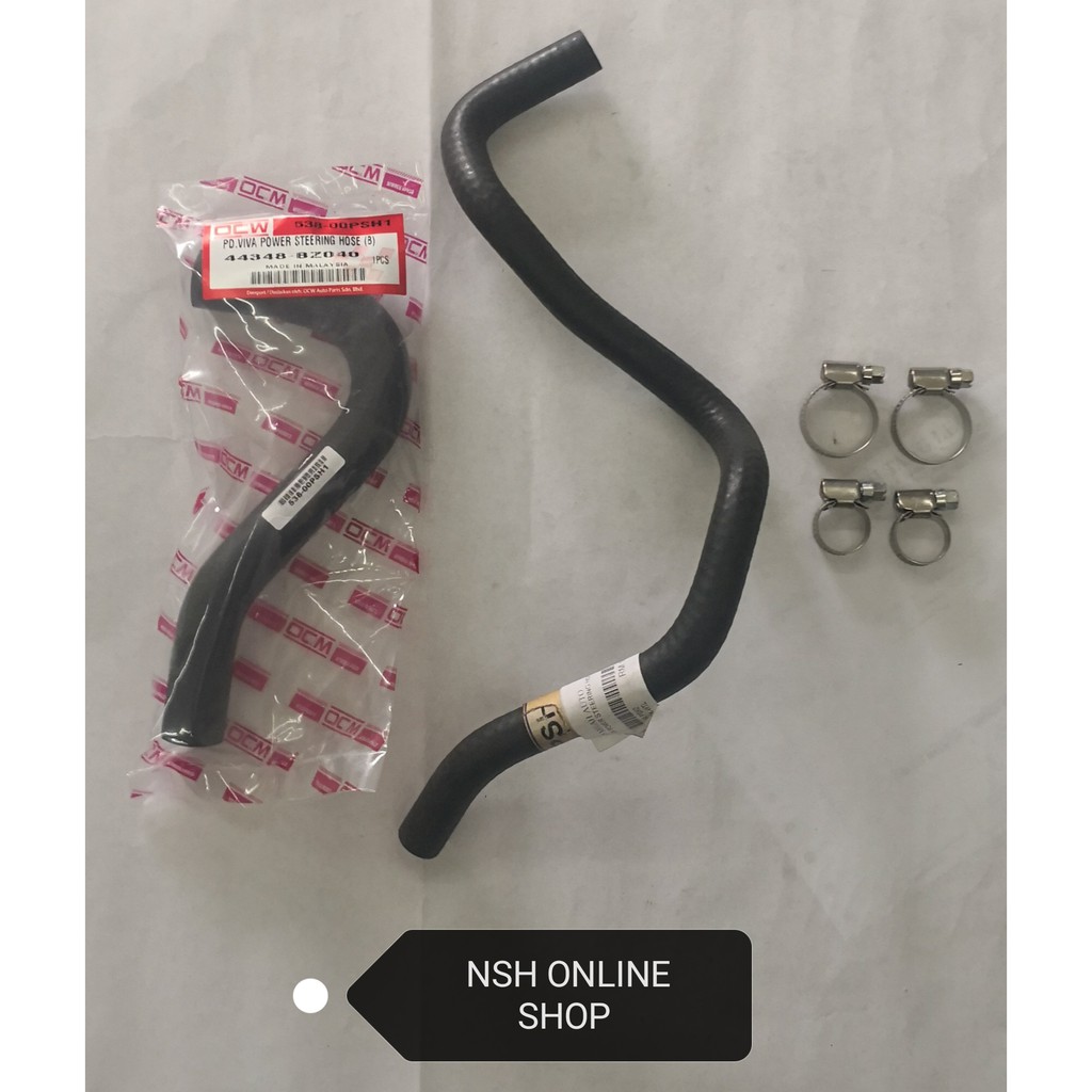 Power Steering Hose with Hose Clip for Perodua Viva 1 SET Shopee Malaysia