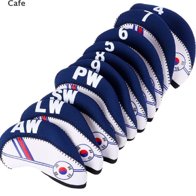 Cfid 10Pcs/Set Golf Club Iron Head Covers Iron Headcovers Neoprene Golf
