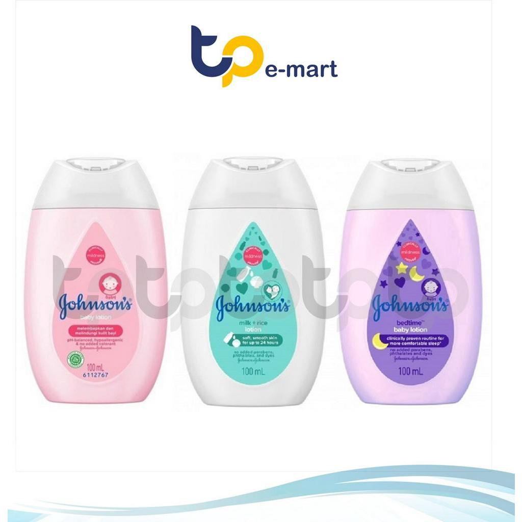 Johnson's Baby Lotion / Milk + Rice / Milk + Oats / Bedtime 100ml Shopee Malaysia