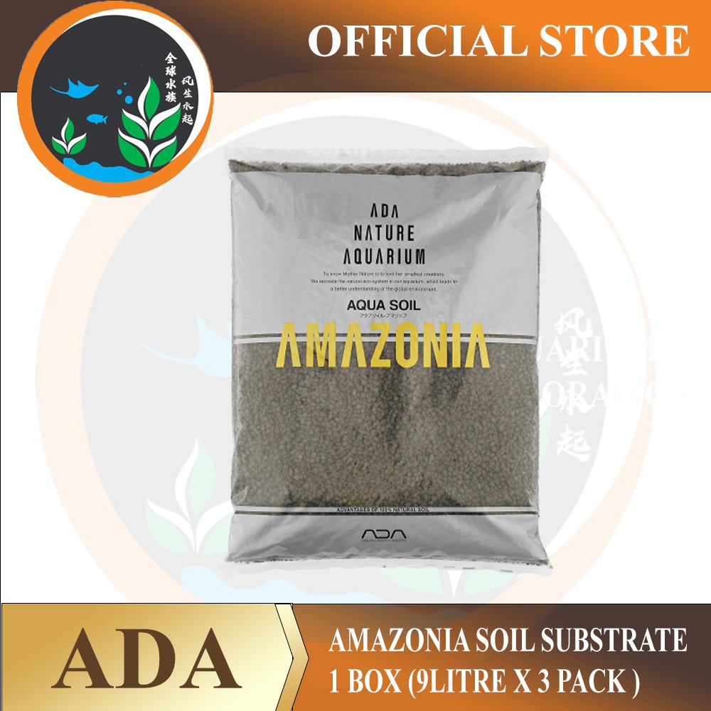 ADA Amazonia Soil Substrate 1 box (9Litre X3 pack) Shopee Malaysia