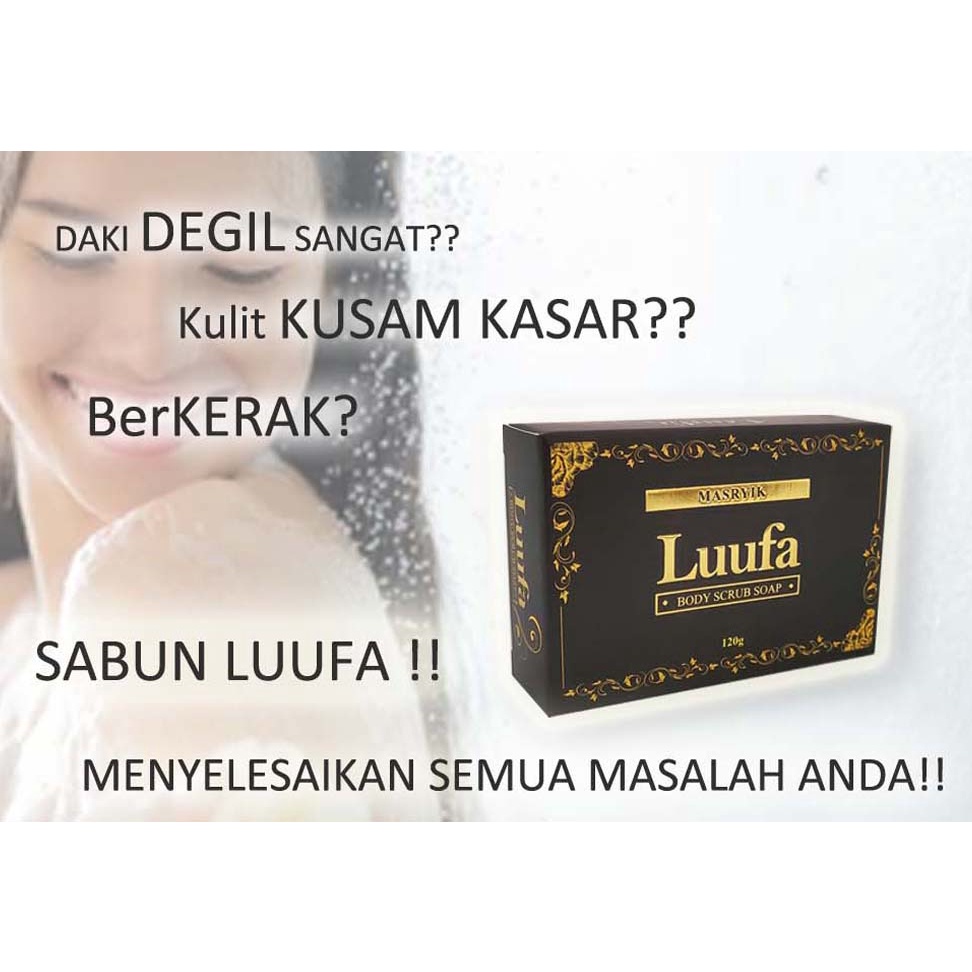 Sabun Luufa/Scrubing Soap/Sabun Scrub luffa/Loofah/Fluffy Luffa/Body