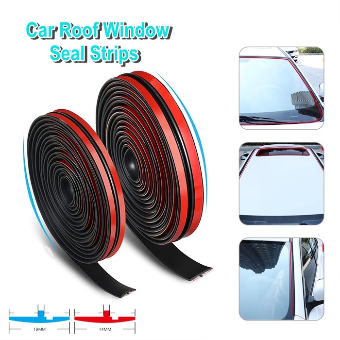 Car Rubber Seal Strips Roof Edge Sealing Soundproof Windscreen Door