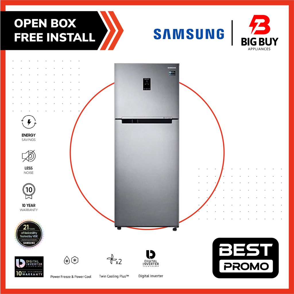 SAMSUNG 450L Fridge Top Mount Freezer with Twin Cooling Plus™ RT
