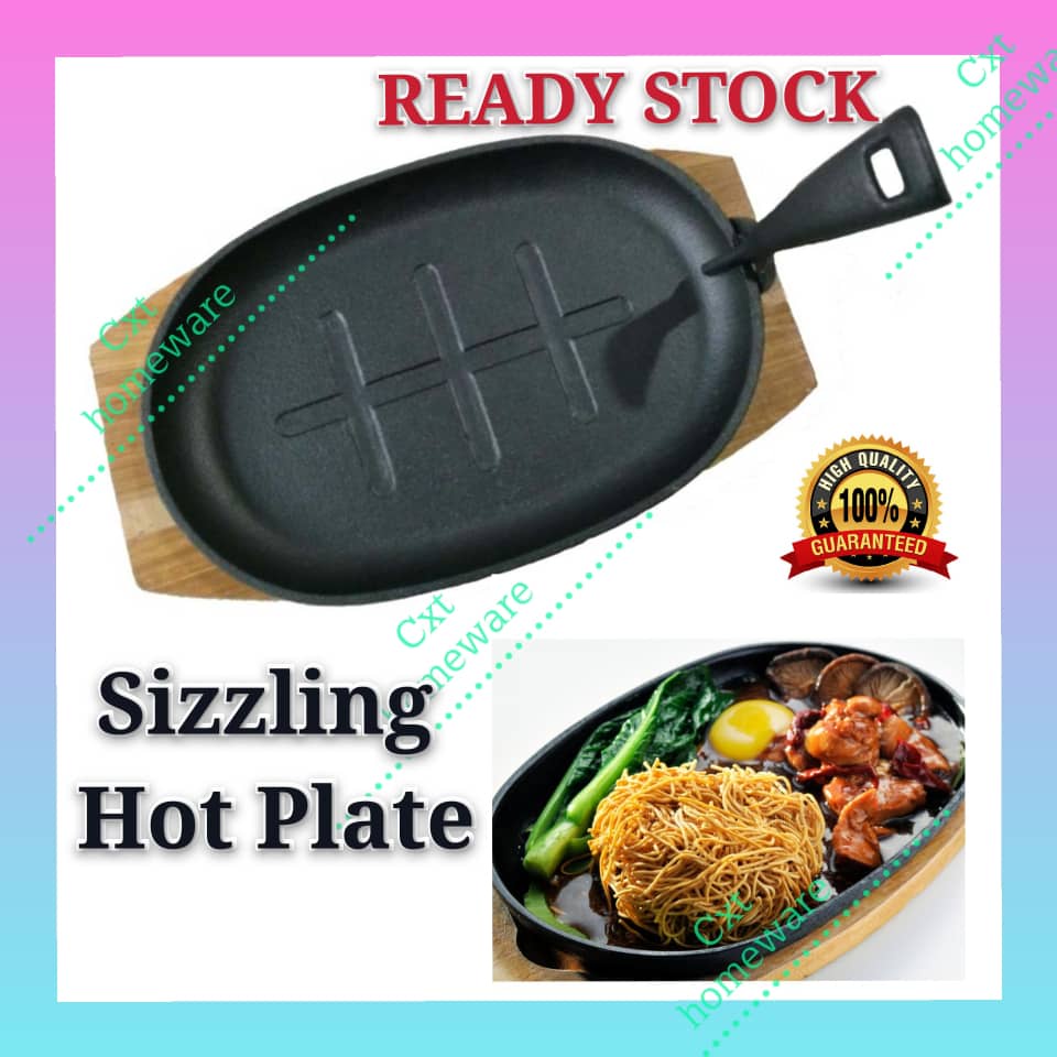 [Ready Stock] Sizzling Cast Iron Hot Plate / Sizzling Plate / Sizzling