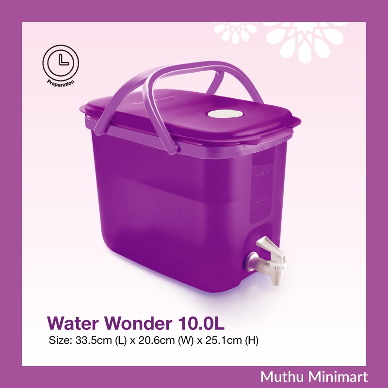 Original Tupperware Water Wonder Water Container Water Dispenser