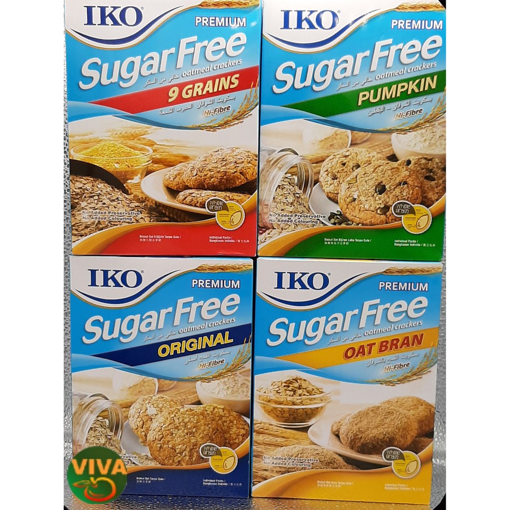 IKO Premium HiFibre Sugar Free Oatmeal Cracker 9 Grains / Oat Bran