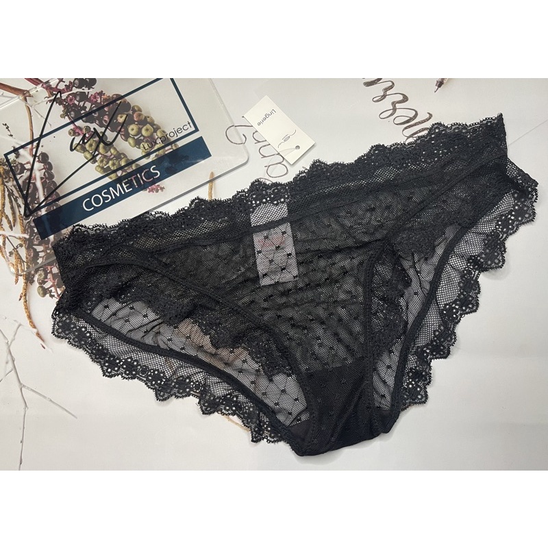NEW LOOK SPOT MESH BIKINI LACE PANTIES Shopee Malaysia