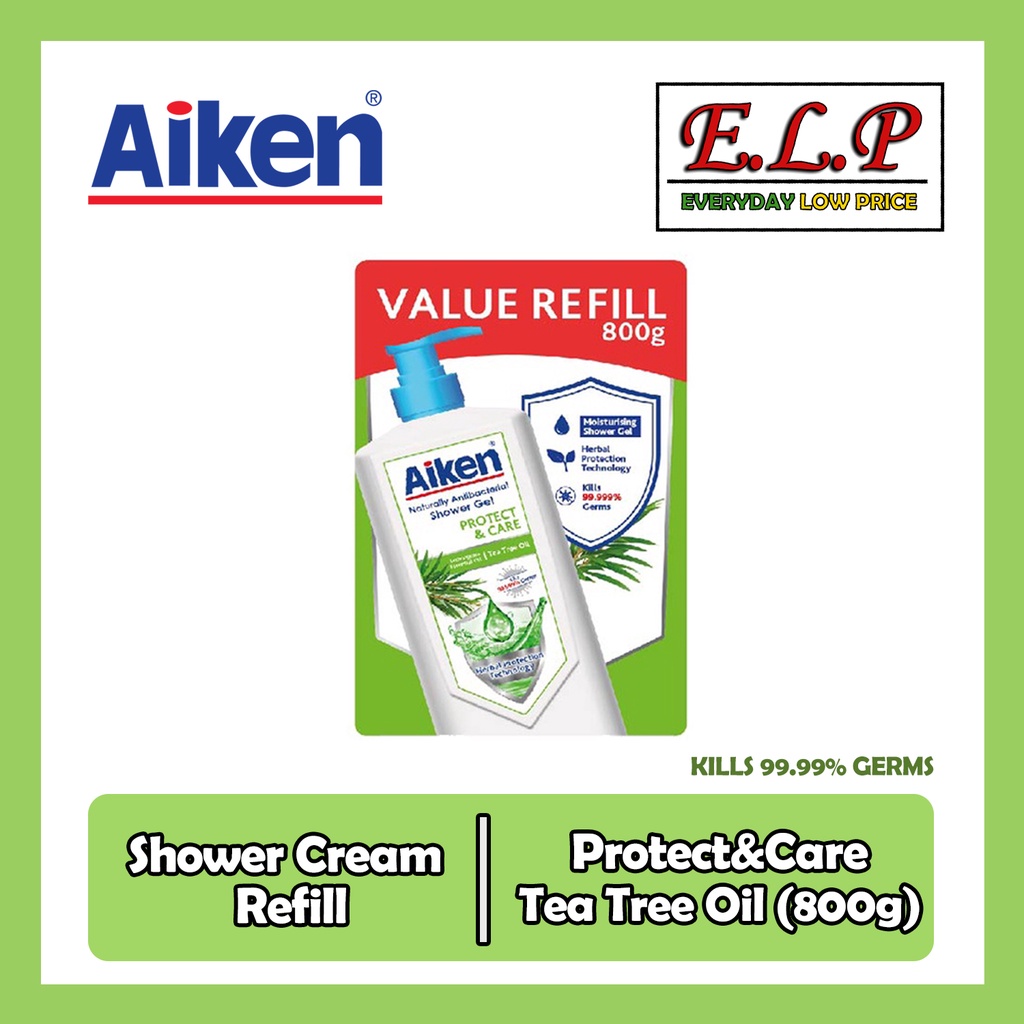 AIKEN SHOWER GEL REFILL ANTIBACTERIAL 800ML Shopee Malaysia