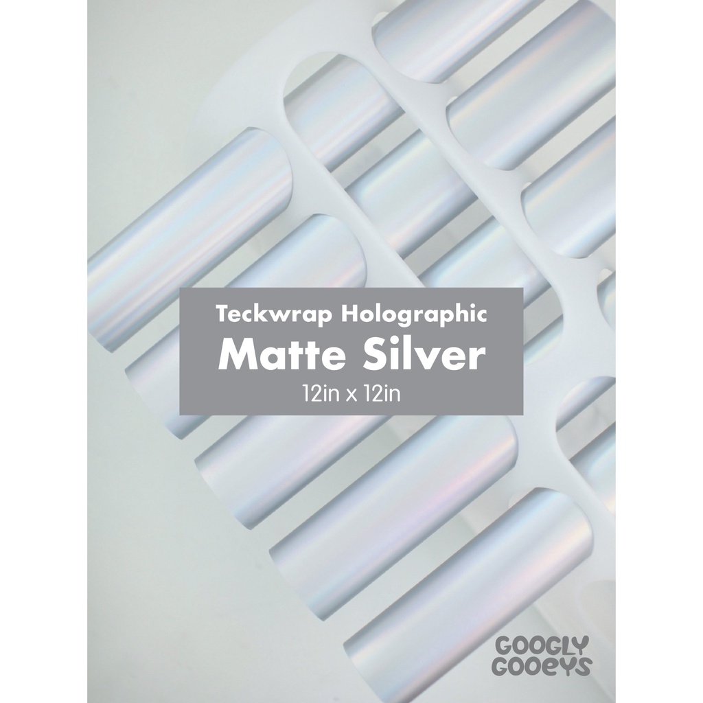 Teckwrap Holographic Adhesive Vinyl Stickers (12x12) Decal DIY Craft