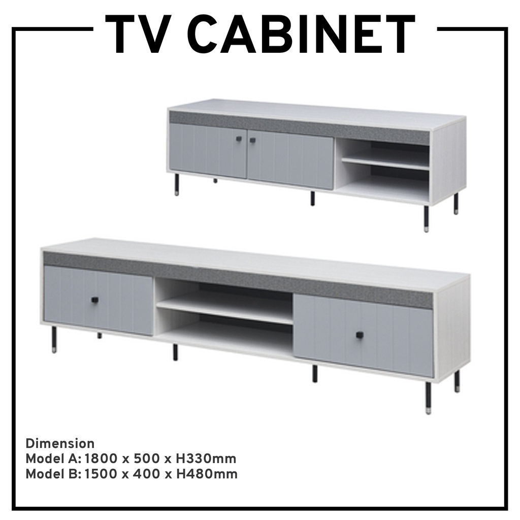 TV TV Console TV Media Rack Living Hall Furniture Shopee Malaysia