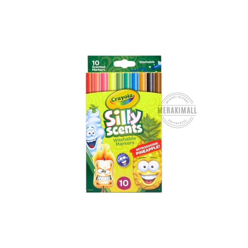 Crayola Silly Scents NonToxic Washable Marker Twistable Crayons