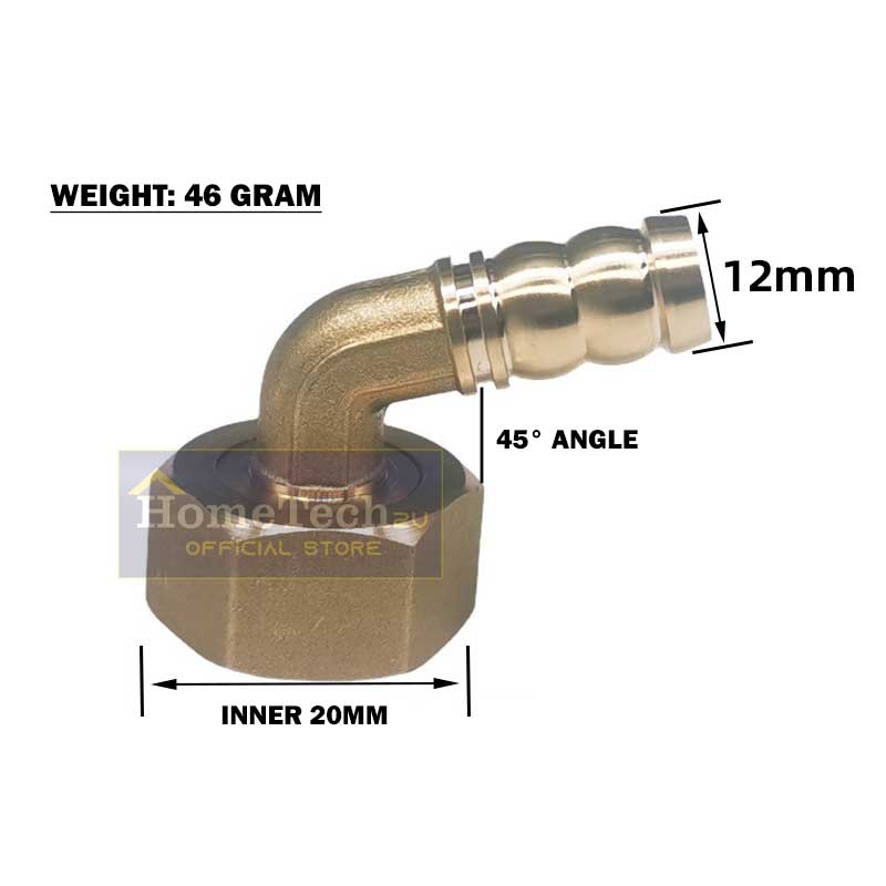 Gas Stove Universal Connector Hob Gas Connector Elbow Gas Cooker Joint Hose Connection Connector