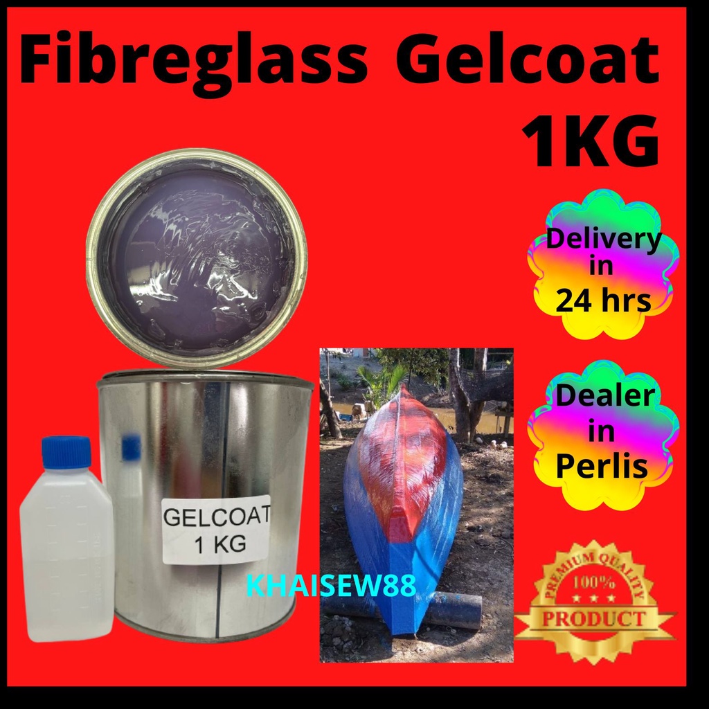 Gelcoat Fibreglass / Fiber Gelcoat / Bot Fiber Shopee Malaysia