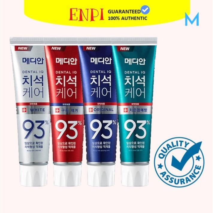 Korean Toothpaste Median Dental IQ 93 Toothpaste D6 Shopee Malaysia