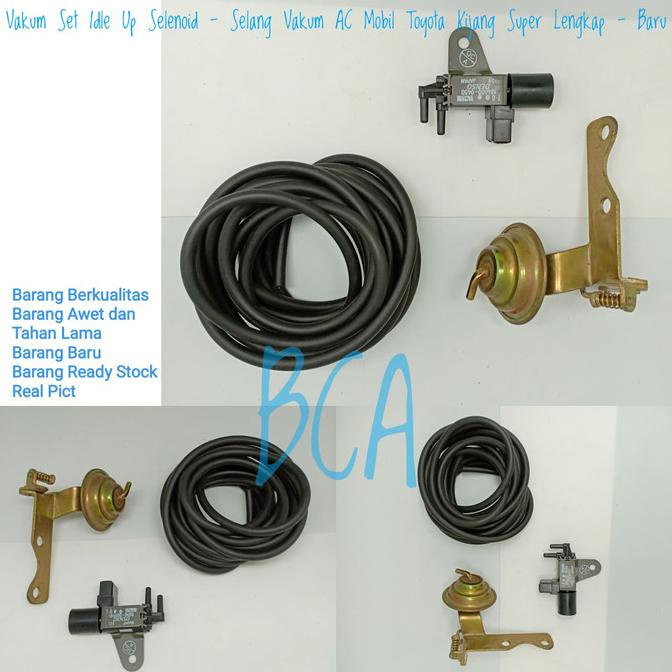 Idle UP Vacuum Set Selenoid Super Kijang Car AC Vacuum Hose