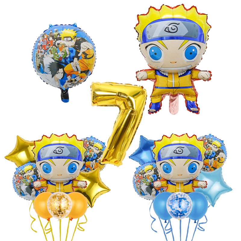 New party needs Naruto Birthday Party Balloon Set Birthday Digital