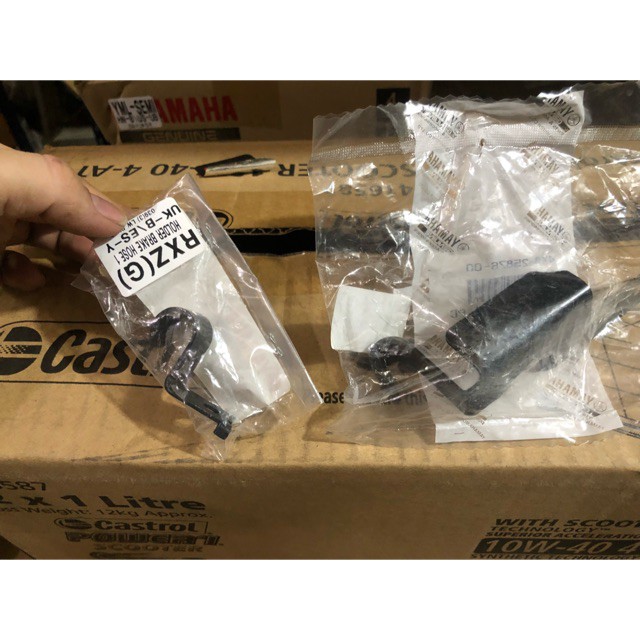 Yamaha Rxz Disc Hose Bracket Original Hong Leong Shopee Malaysia